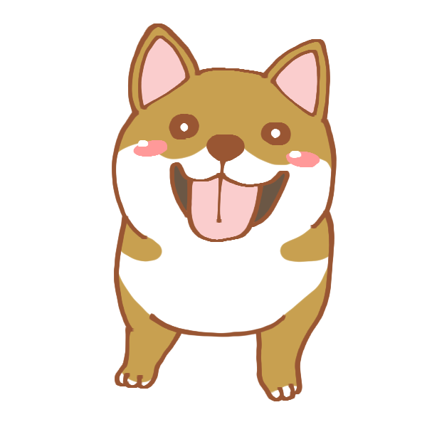 柴犬のイラスト