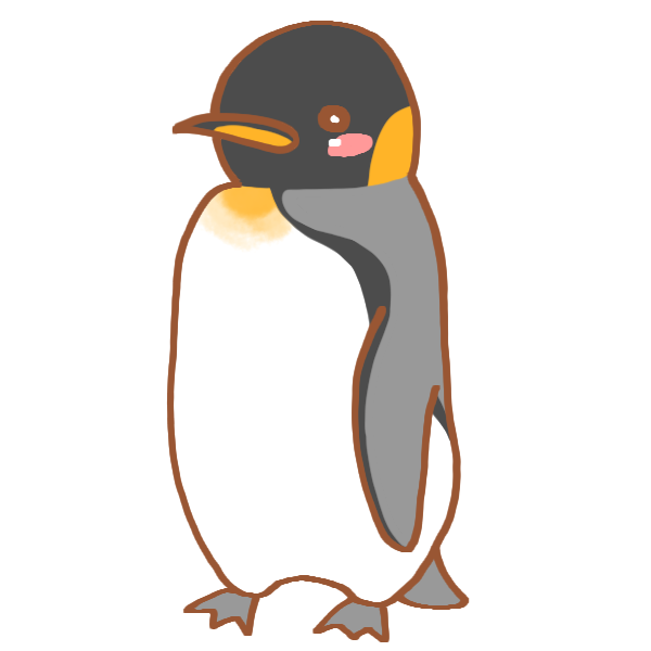 キングペンギンのイラスト かわいいフリー素材が無料のイラストレイン