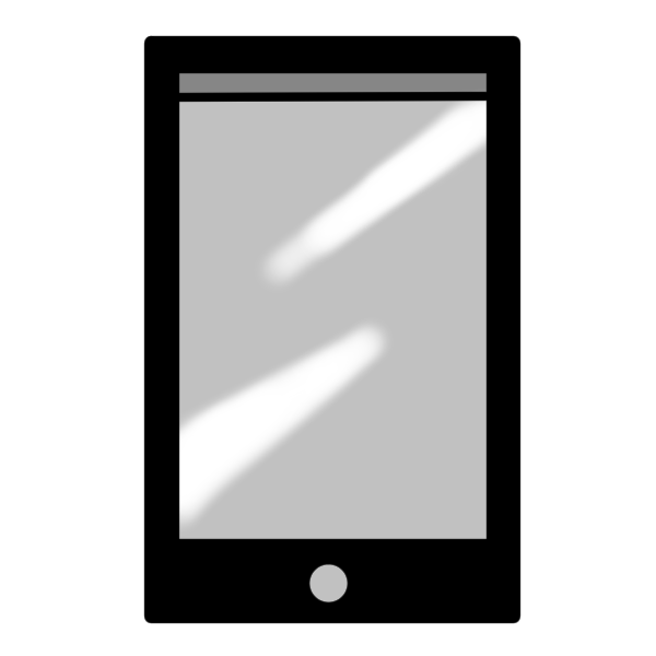 黒いスマホのイラスト かわいいフリー素材が無料のイラストレイン