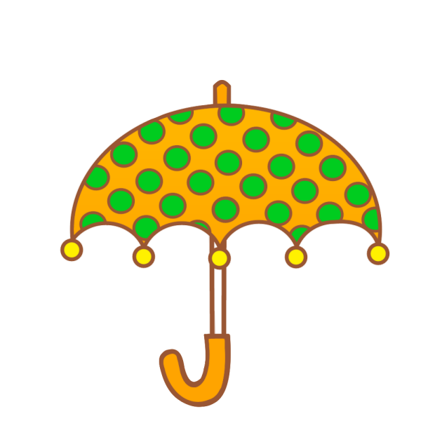 傘のイラスト かわいいフリー素材が無料のイラストレイン