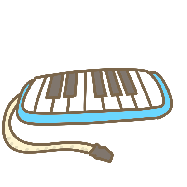鍵盤ハーモニカのイラスト かわいいフリー素材が無料のイラストレイン