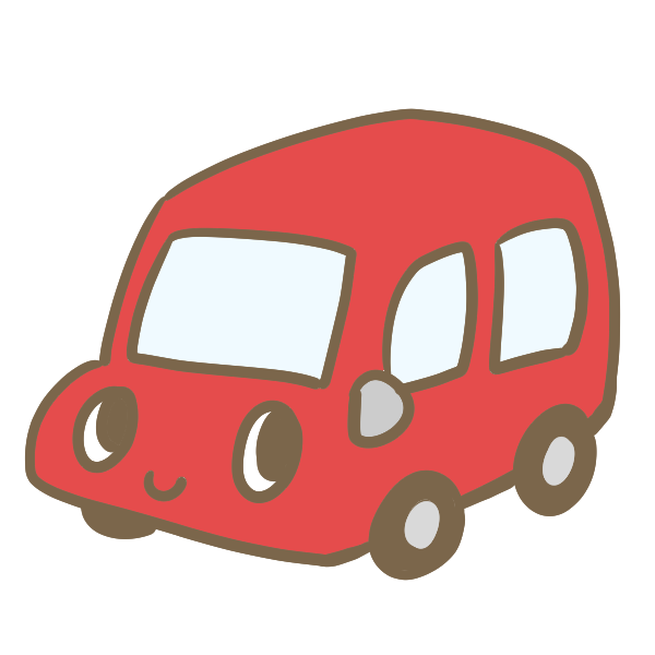 カワイイ車 赤 のイラスト かわいいフリー素材が無料のイラストレイン