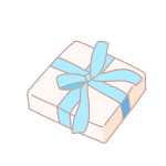 四角い箱のプレゼント