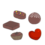 ５種のチョコレート
