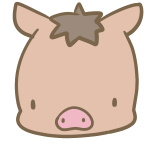 猪の顔