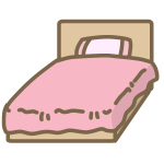 ベッド（ピンク）
