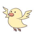 羽ばたく鳥