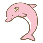 クジラ イルカのイラスト かわいいフリー素材が無料のイラストレイン