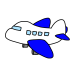 飛行機のイラスト かわいいフリー素材が無料のイラストレイン