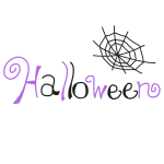 「 Halloween　」文字
