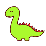 恐竜（笑顔）