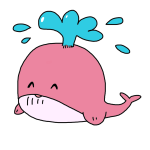 かわいいクジラのイラスト かわいいフリー素材が無料のイラストレイン