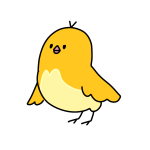 黄色の鳥